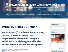 Tablet Screenshot of keratoconusgb.com